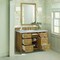 James Martin Vanities 48'' Single Vanity, Light Natural Oak w/ 3 CM Victorian Silver Quartz Top 424-V48-LNO-3VSL - alternate 2